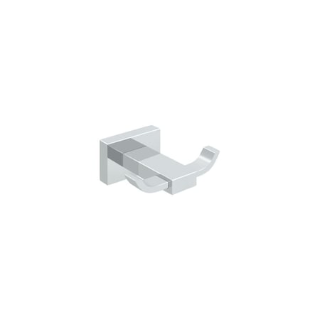 Deltana Double Robe Hook 55D Series Bright Chrome Finish 55D2010-26